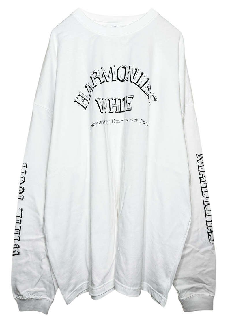 Big Long Sleeve Tshirts WHITE