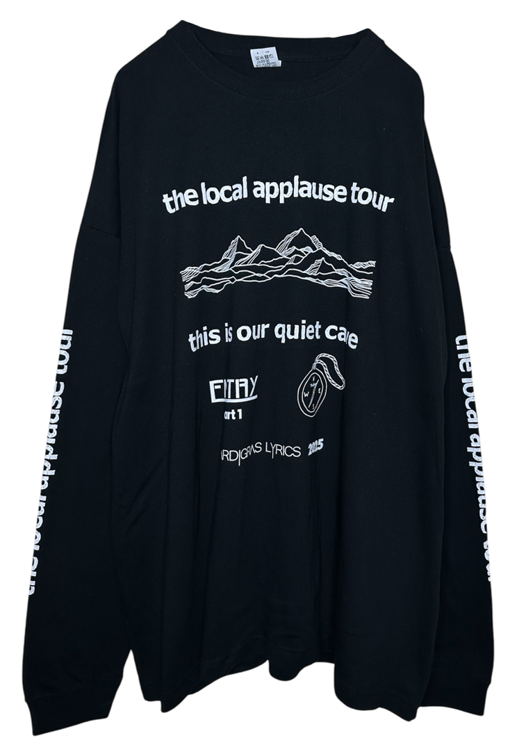 Big Long Sleeve Tshirts Time ＜black＞ – MARDIGRAS