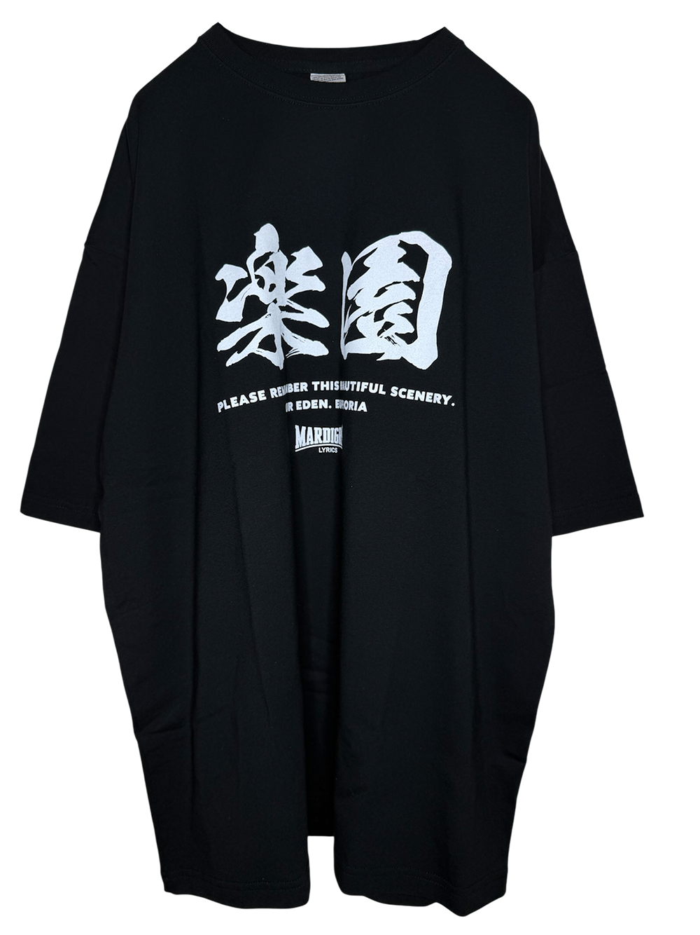 黒夢 Big Silhouette Sweat MaD mardigras Big Silhouette Tshirts 楽園 – MARDIGRAS