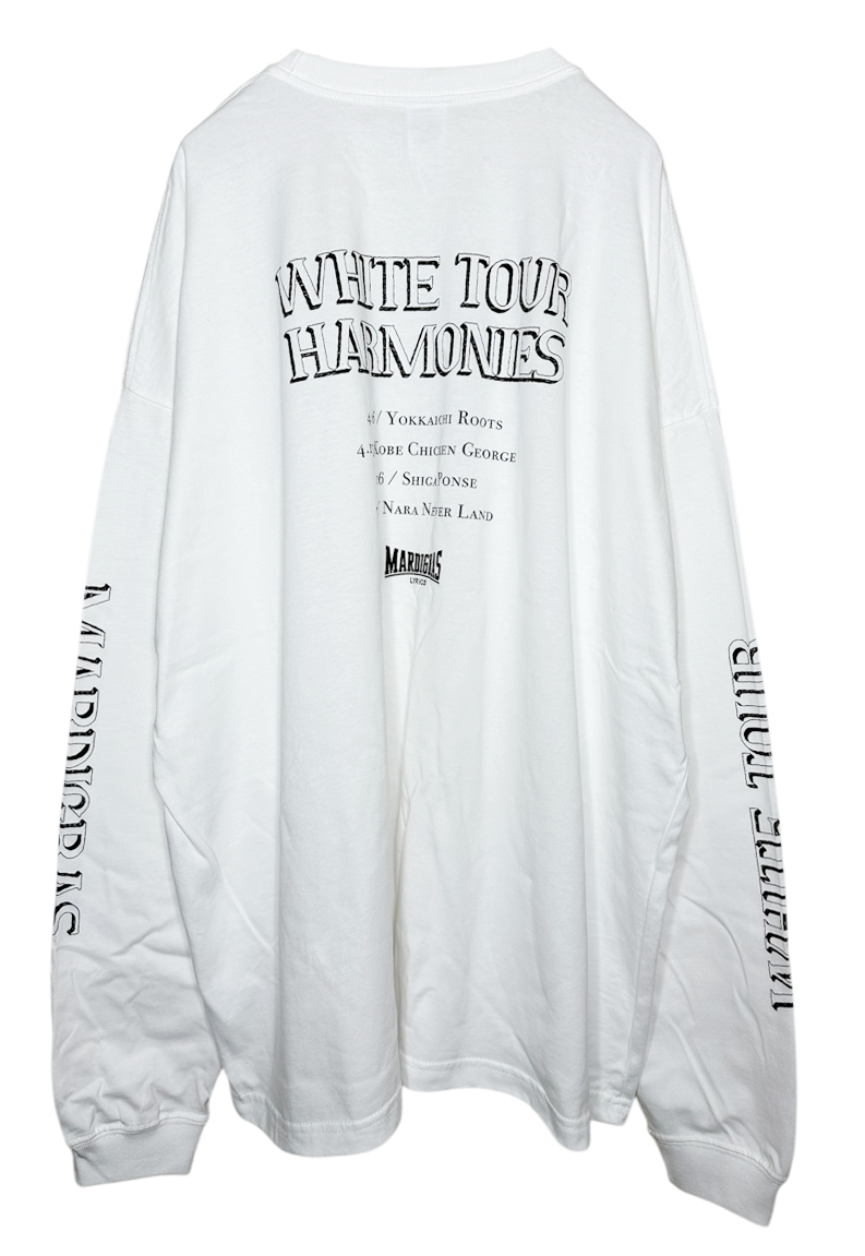 Big Long Sleeve Tshirts WHITE