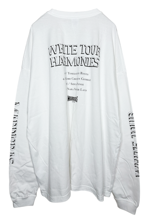 Big Long Sleeve Tshirts WHITE