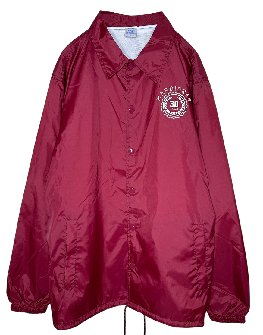 清春/マルディグラ/ジャケットコーチ/新品 MARDIGRAS｜Coach Jacket 「MARDIGRAS 30」 ＜Burgundy＞