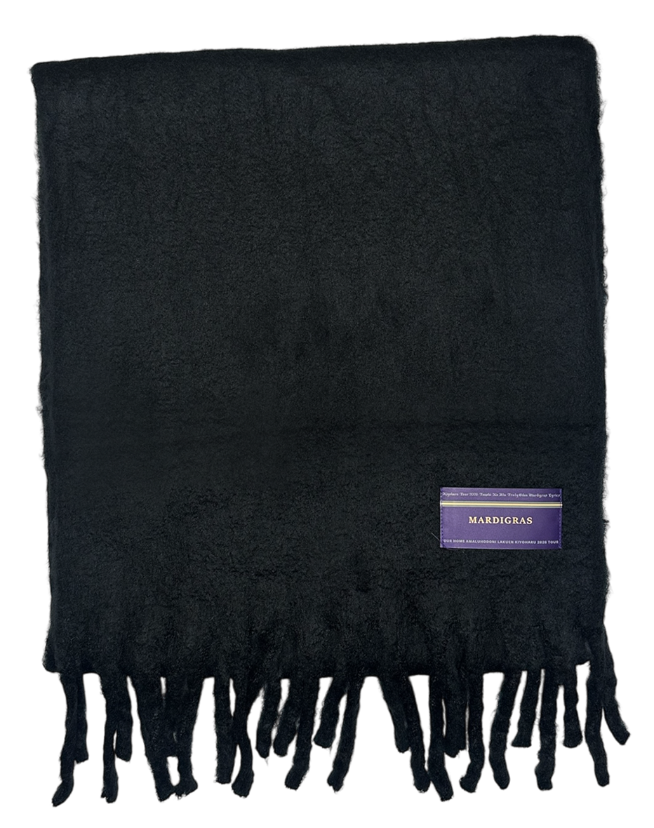 Fluffy muffler / Black