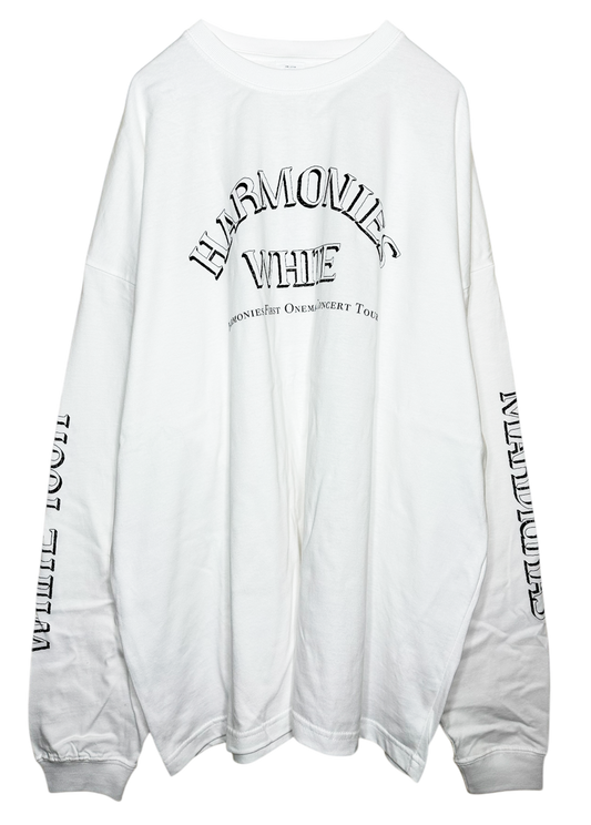 Big Long Sleeve Tshirts WHITE