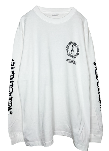 MARDIGRAS｜Long Sleeve Tshirts「NEVER END」 ＜White＞
