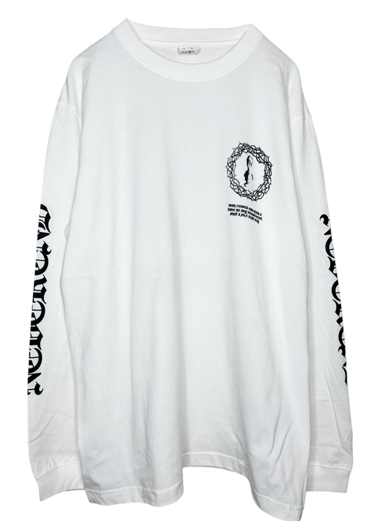 MARDIGRAS｜Long Sleeve Tshirts「NEVER END」 ＜White＞
