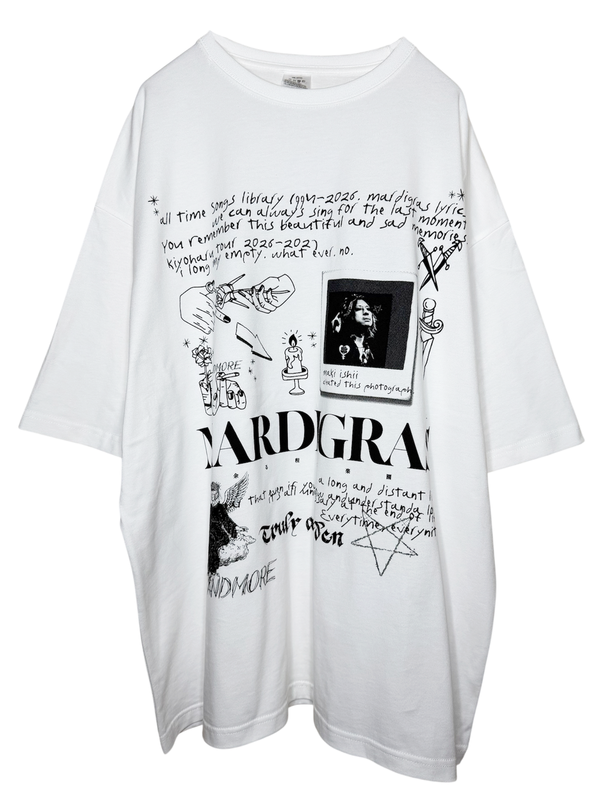 Big Silhouette Tshirt　STARLIGHT A　WHT