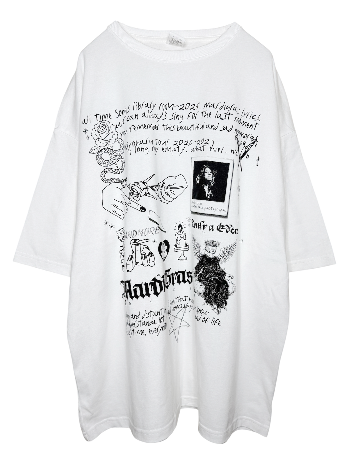 Big Silhouette Tshirt　STARLIGHT B　WHT