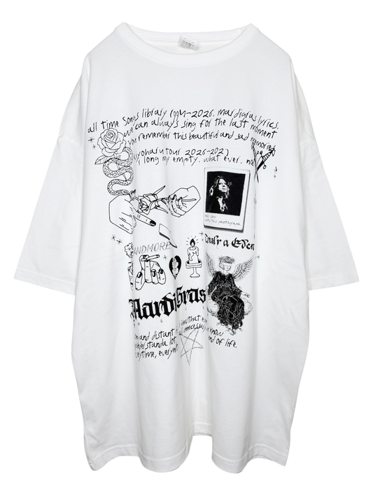 Big Silhouette Tshirt　STARLIGHT B　WHT