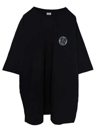 Big Silhouette Tshirts _楽園CIRCLE GRY
