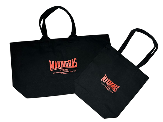 Big Zip Tote & Tote Bag Set_RED