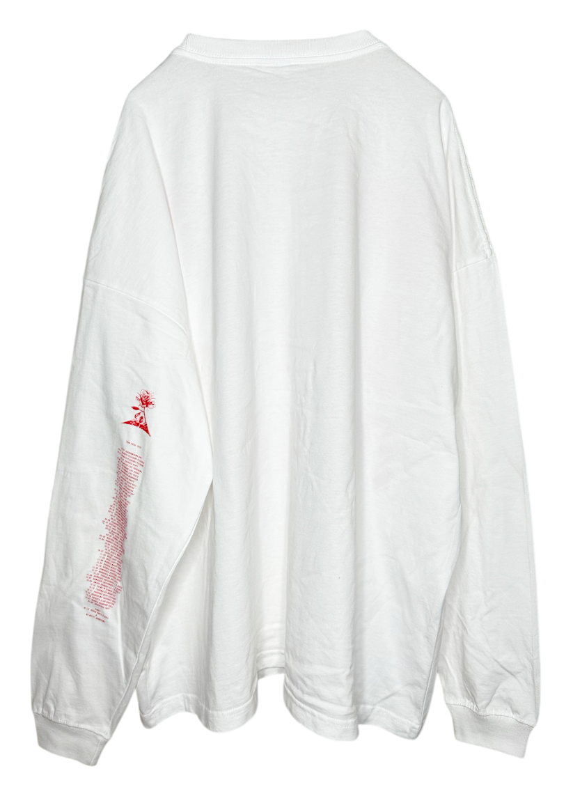 Big Silhouette LS Tshirts CUTE　＜White＞