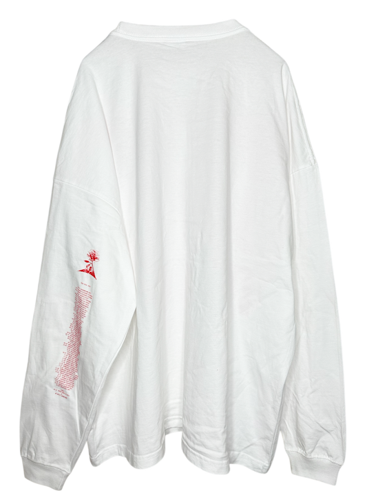 Big Silhouette LS Tshirts CUTE　＜White＞