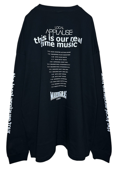 Big Long Sleeve Tshirts Time ＜black＞
