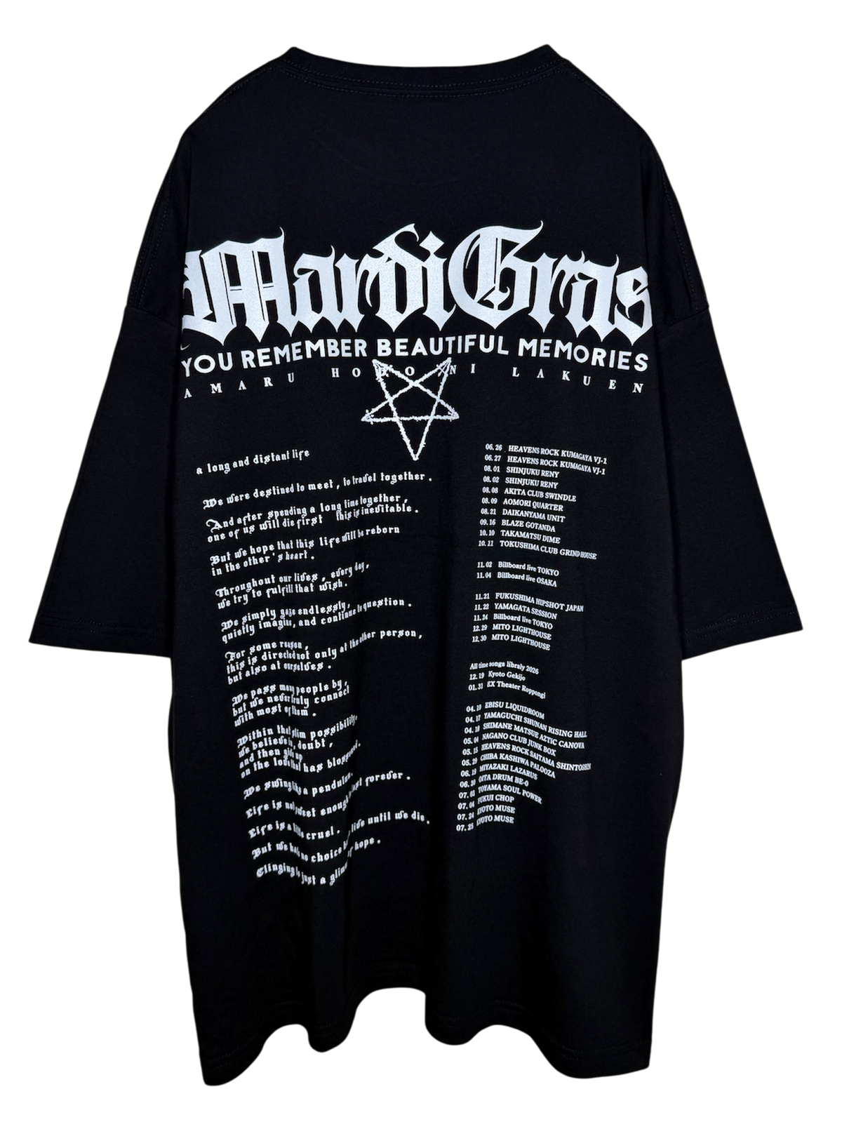 Big Silhouette Tshirt　STARLIGHT B　BLK