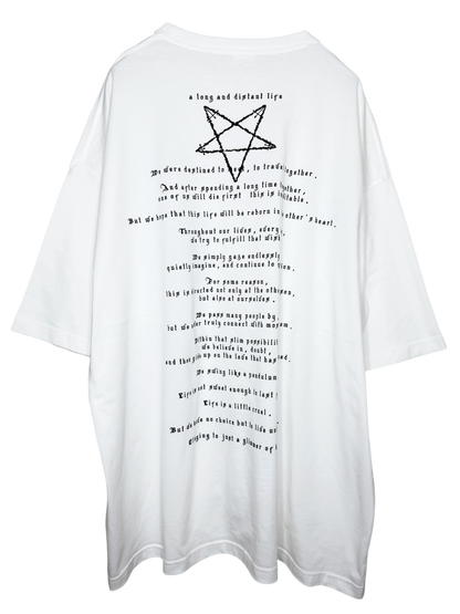 Big Silhouette Tshirt　STARLIGHT A　WHT