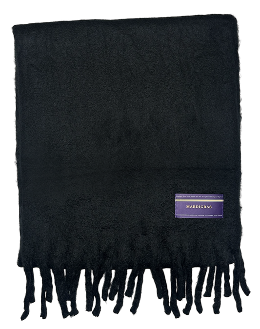 Fluffy muffler / Black