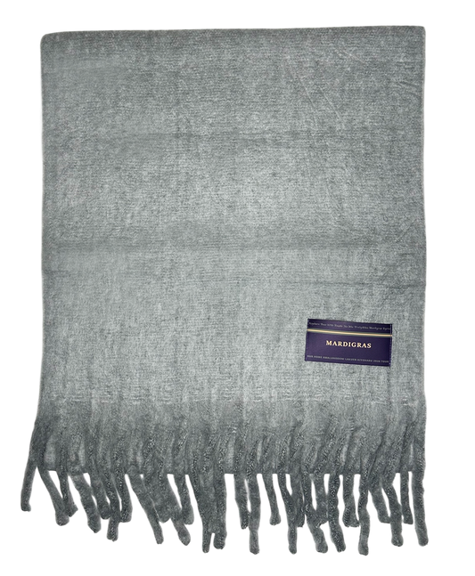 Fluffy muffler / Gray