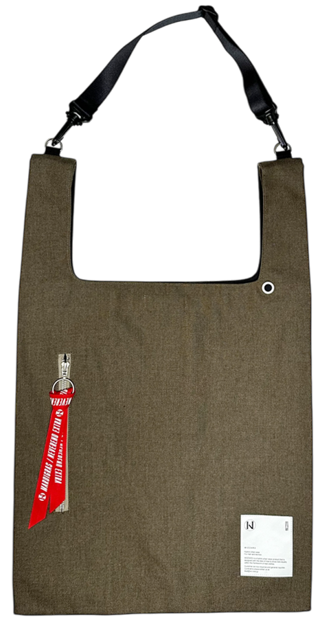 collaboration / KIYOHARU × WIZZARD Market Bag ＜Olive＞